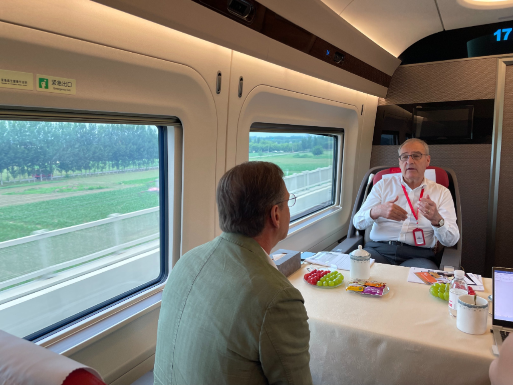 Die Fahrt verbrachte die Delegation mit einer Art «Speeddating».